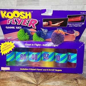 Vintage Koosh Flyer Game Set 1992 OddzOn (Missing One KOOSH)